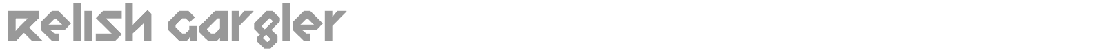 Relish Gargler font preview